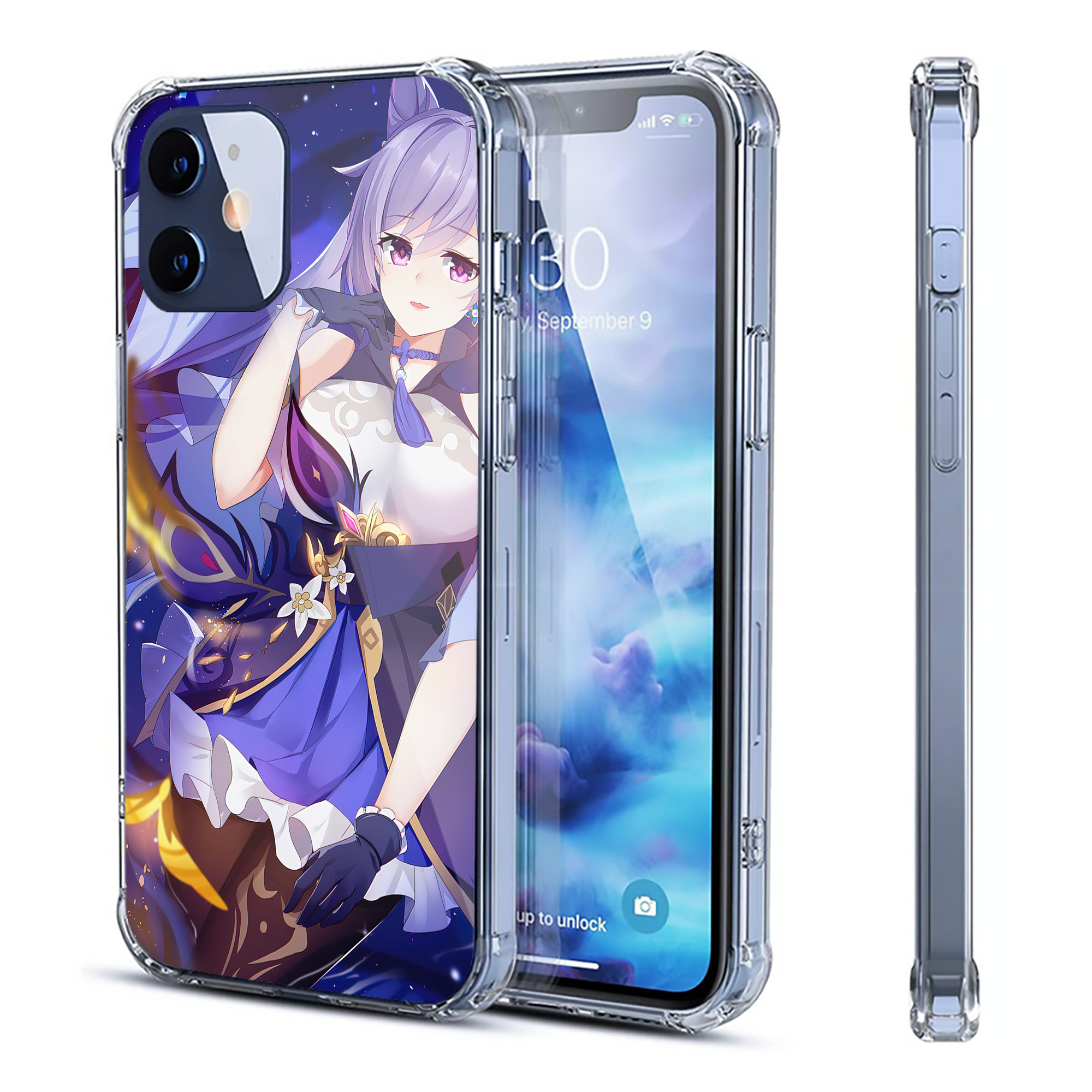 げんし神 genshin 【iPhone 12シリーズ対応】透明スマホケース（クリアソフトケース）